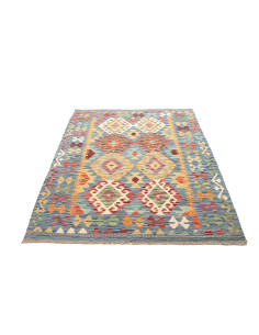Tappeto Kilim Afghanistan beige arancione 130x176 2