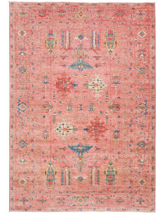 Tappeto Kazak Fine Pakistan 205x293 Rosato Cora