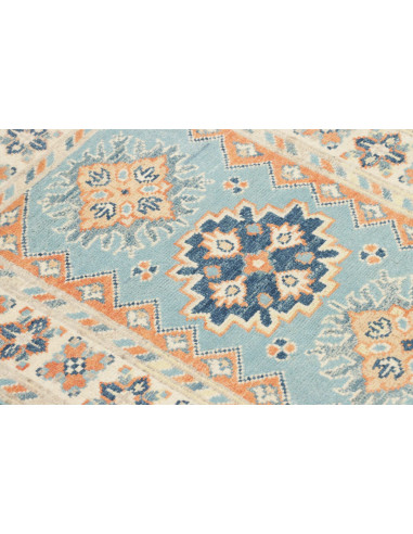 Tappeto Kazak Afghanistan 64x86 Azzurro Crema A