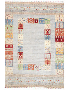 Rug Siva Pakistan 207x297 Dusty Blue Red Blue G