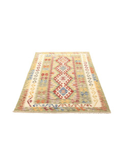 Rug Kilim Afghanistan yellow beige 121x173 2