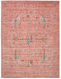 Tappeto Shahi Fine Pakistan 275x362 Rosa Antico