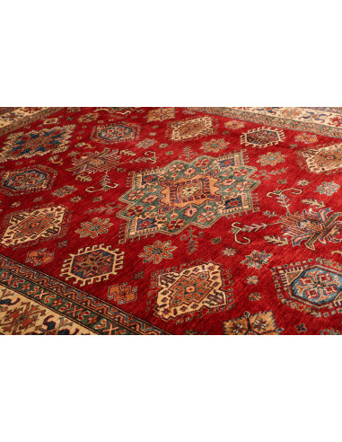 Tappeto Kazak Fine Pakistan 209x290 Rosso Crema