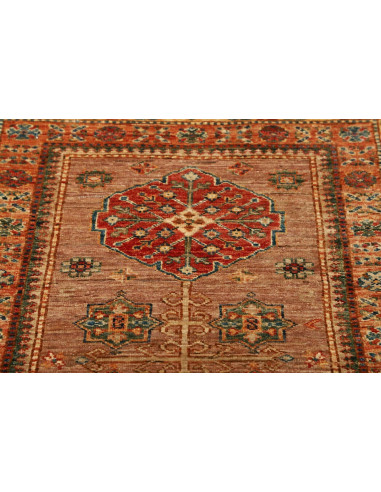 Tappeto Kazak Fine Pakistan 78x294 Beige Terrac