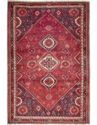Tappeto Shiraz Persia marrone giallo 223x330