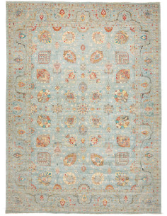 Tappeto Shahi Fine Pakistan 308x423 Verde Acqua