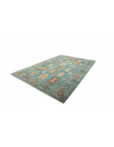 Rug Tribal Pakistan 239x341 Aquamarine Orange C 2
