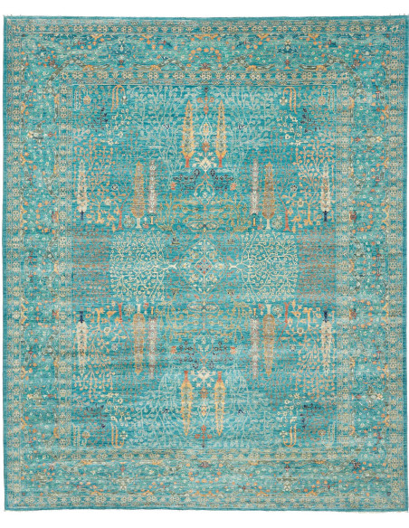 Tappeto Shahi Fine Pakistan 247x302 Turchese Sm