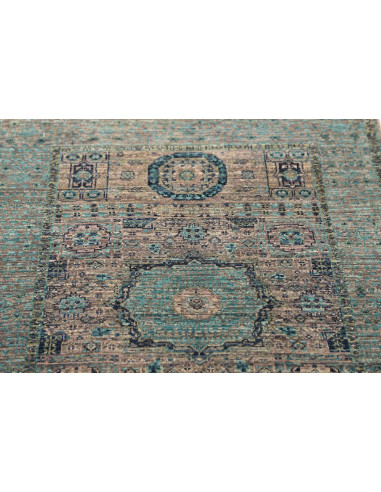 Tappeto Mamlouk Pakistan 80x118 Blu Petrolio Tu