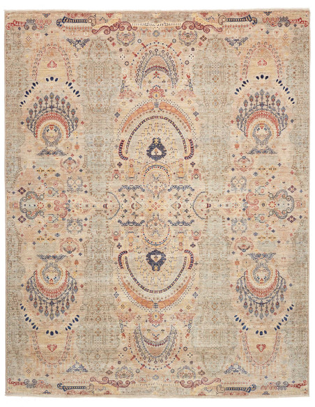 Tappeto Shahi Fine Pakistan 242x304 Beige Grigi