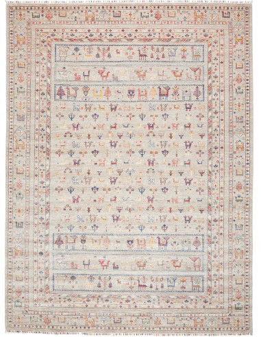 Tappeto Rubin Pakistan 248x329 Grigio Beige Ton