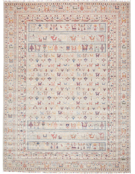 Tappeto Rubin Pakistan 248x329 Grigio Beige Ton