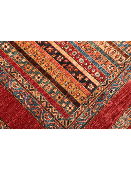 Rug Shall Pakistan brown grey 219x307