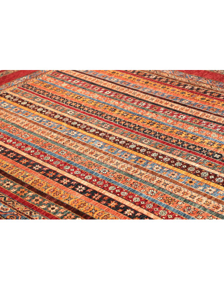 Rug Shall Pakistan brown grey 219x307
