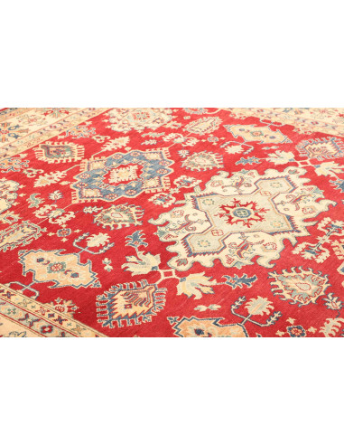 Rug Kazak Pakistan 247x308 Red Beige Blue Green