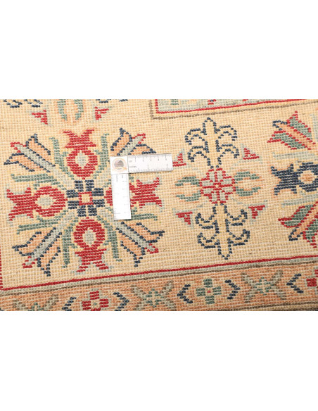 Rug Kazak Pakistan 247x308 Red Beige Blue Green