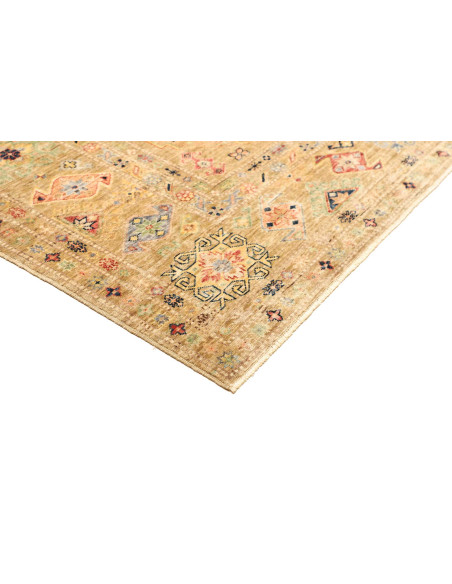 Tappeto Kazak Fine Pakistan 279x374 Ocra Oro Ro