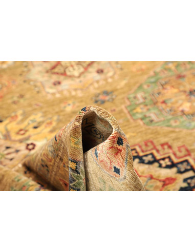 Tappeto Kazak Fine Pakistan 279x374 Ocra Oro Ro