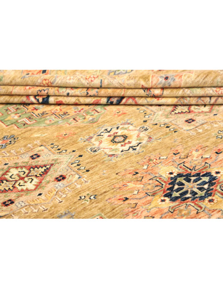 Tappeto Kazak Fine Pakistan 279x374 Ocra Oro Ro