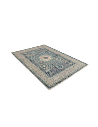 Rug Mamlouk Pakistan 153x215 Blue Beige Grey Te