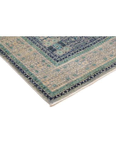 Rug Mamlouk Pakistan 153x215 Blue Beige Grey Te