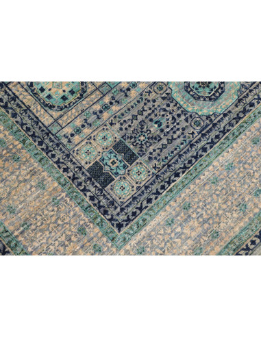 Rug Mamlouk Pakistan 153x215 Blue Beige Grey Te