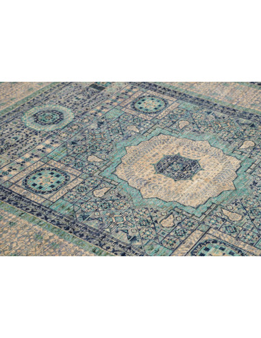 Rug Mamlouk Pakistan 153x215 Blue Beige Grey Te