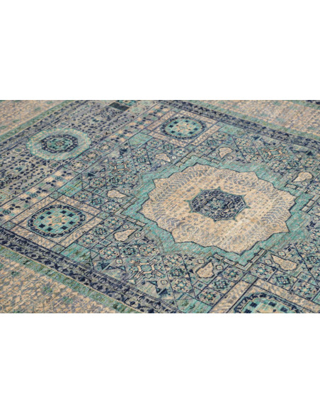 Rug Mamlouk Pakistan 153x215 Blue Beige Grey Te
