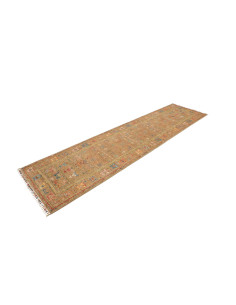 Rug Rubin Pakistan 80x297 Earthy Brown Teal Red 2