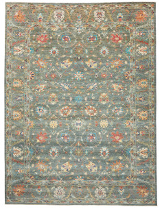Rug Ziegler Fine Pakistan 276x369 Teal Green Re