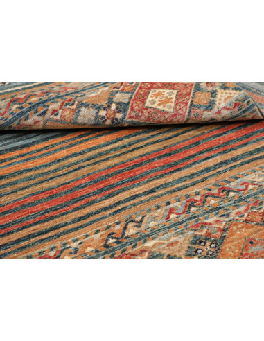 Rug Rubin Pakistan 97x153 Teal Blue Terracotta