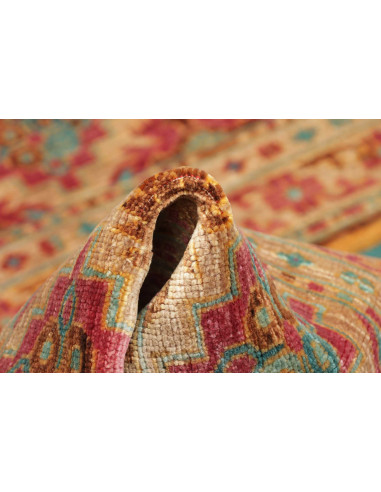 Rug Samarkand Pakistan 101x161 Beige Red Magent
