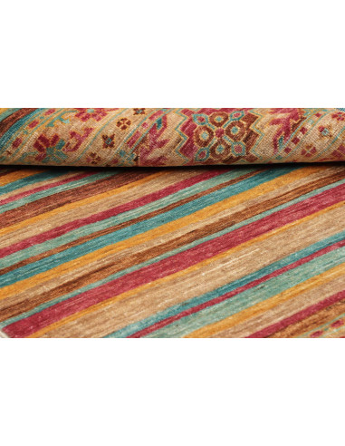 Rug Samarkand Pakistan 101x161 Beige Red Magent