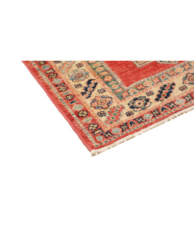 Rug Kazak Fine Pakistan 73x317 Red Beige Blue B