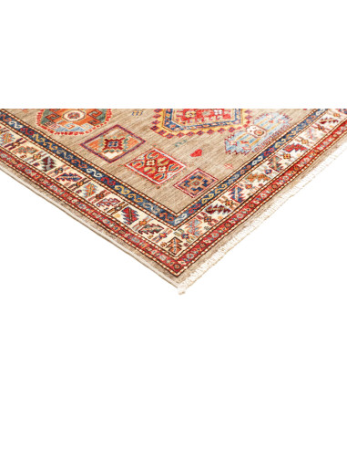 Tappeto Kazak Fine Pakistan 178x262 Beige Taupe