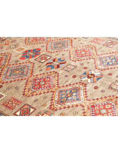 Tappeto Kazak Fine Pakistan 178x262 Beige Taupe
