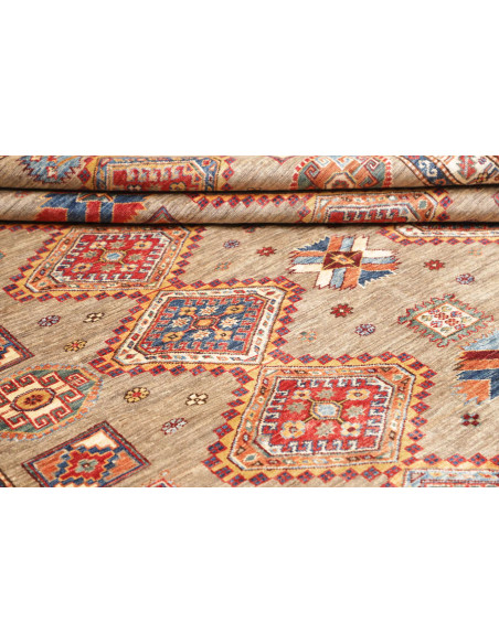 Tappeto Kazak Fine Pakistan 178x262 Beige Taupe