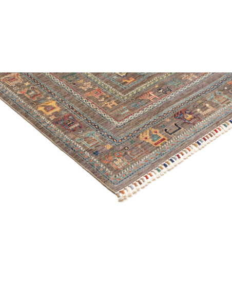 Tappeto Rubin Pakistan 167x230 Marrone Grigio T