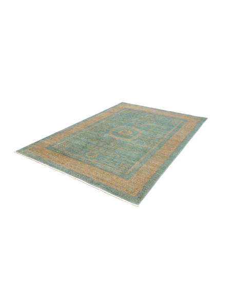 Tappeto Mamlouk Pakistan 173x240 Petrolio Ruggi