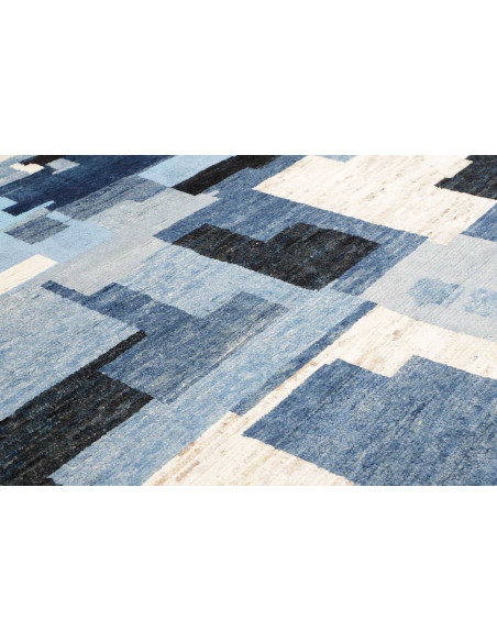 Rug Berber Pakistan 249x314 Blue Whit