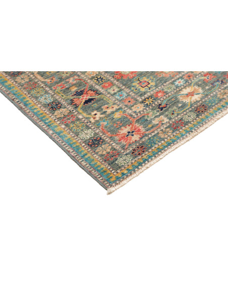 Tappeto Kazak Fine Pakistan 148x202 Blu Petroli