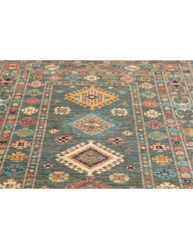 Tappeto Kazak Fine Pakistan 148x202 Blu Petroli