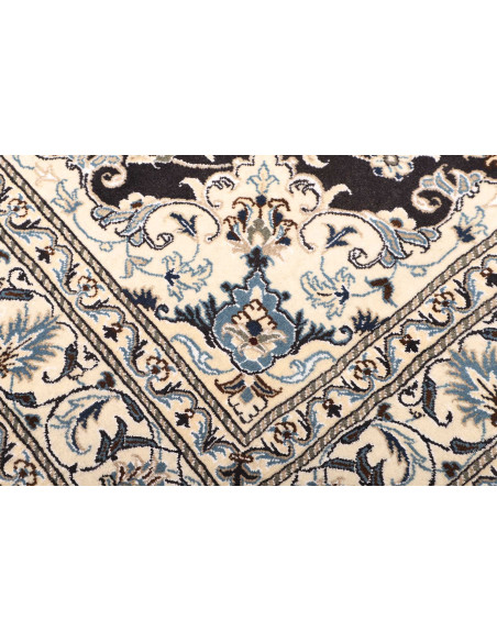 Tappeto Nain Kashmar Persia grigio 150x202