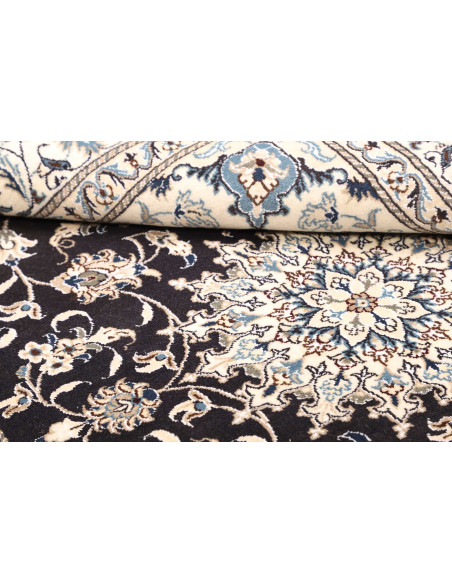 Tappeto Nain Kashmar Persia grigio 150x202