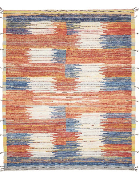 Rug Berber Pakistan 255x313 Burnt Ora