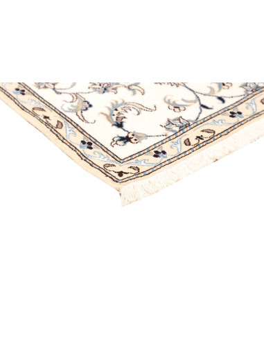 Rug Nain Kashmar Persia white grey 80x204