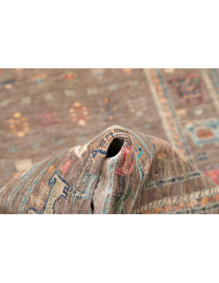Tappeto Rubin Pakistan 80x293 Marrone Cenere Mu