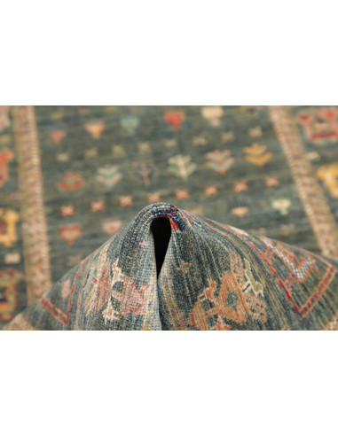 Rug Rubin Pakistan 79x300 Petrol Blue Emerald G