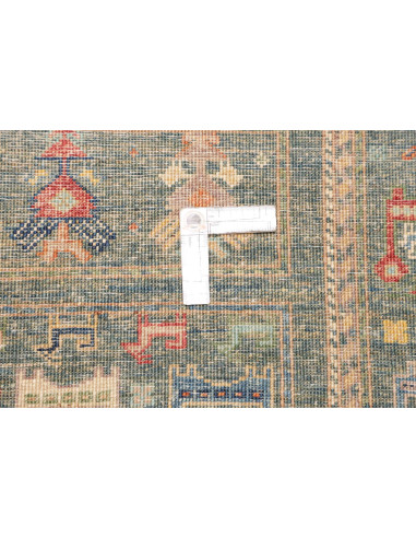 Rug Rubin Pakistan 79x300 Petrol Blue Emerald G