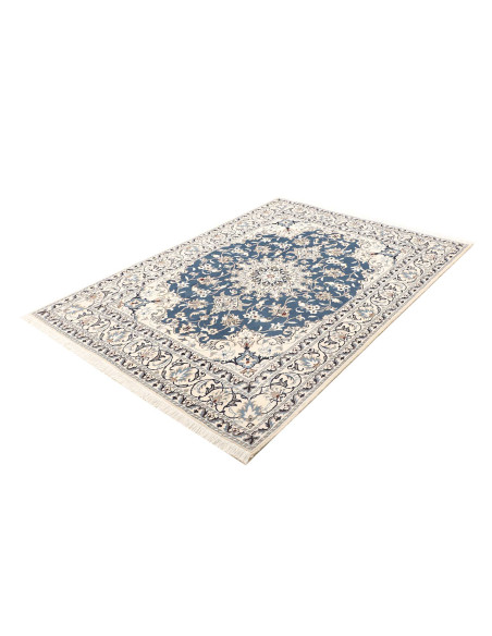 Rug Nain Kashmar Persia blue 145x203